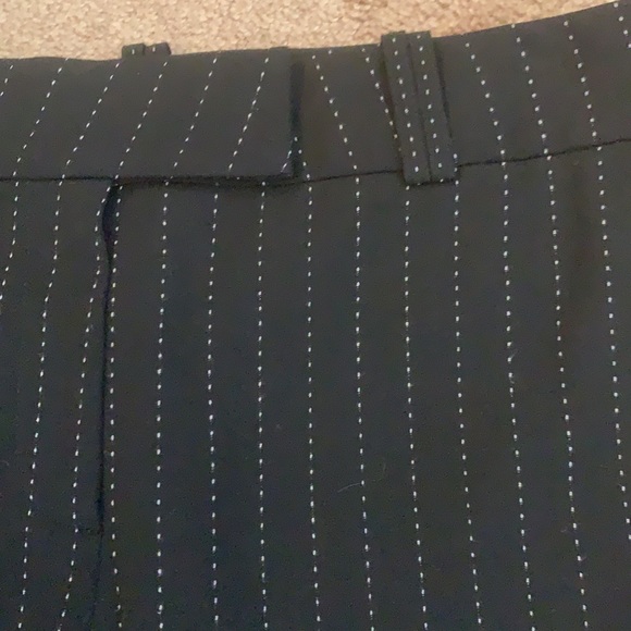 St. John pin stripped black slacks size 12 - Picture 6 of 6